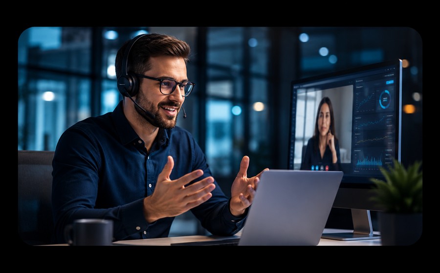 Contact support video call
