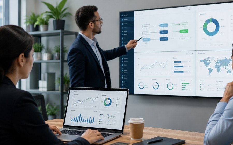 Digital transformation analytics benefits visual