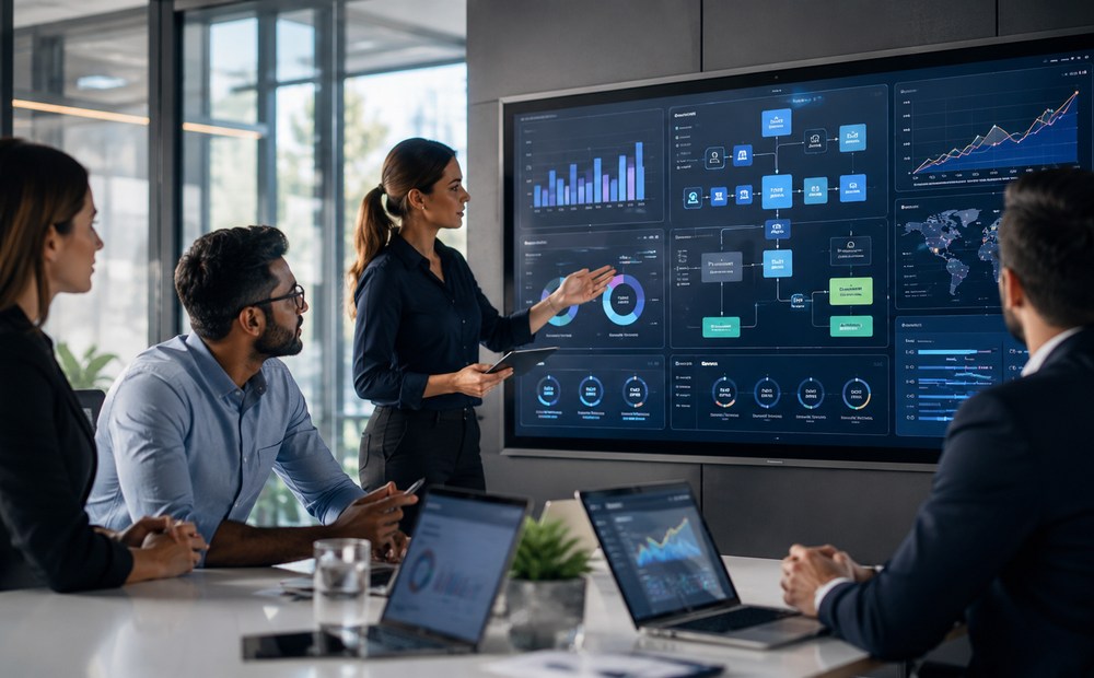 Digital transformation strategy meeting