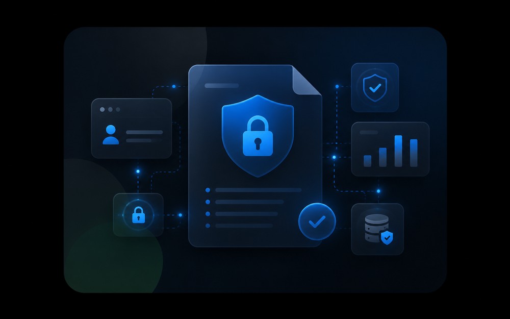 Privacy policy security visual