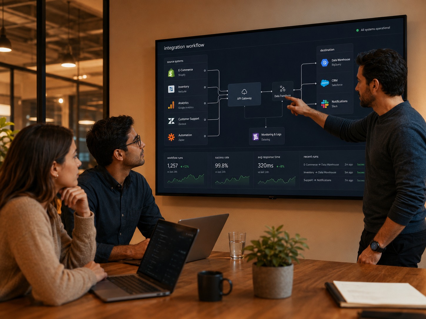 API Development & Integration workflow