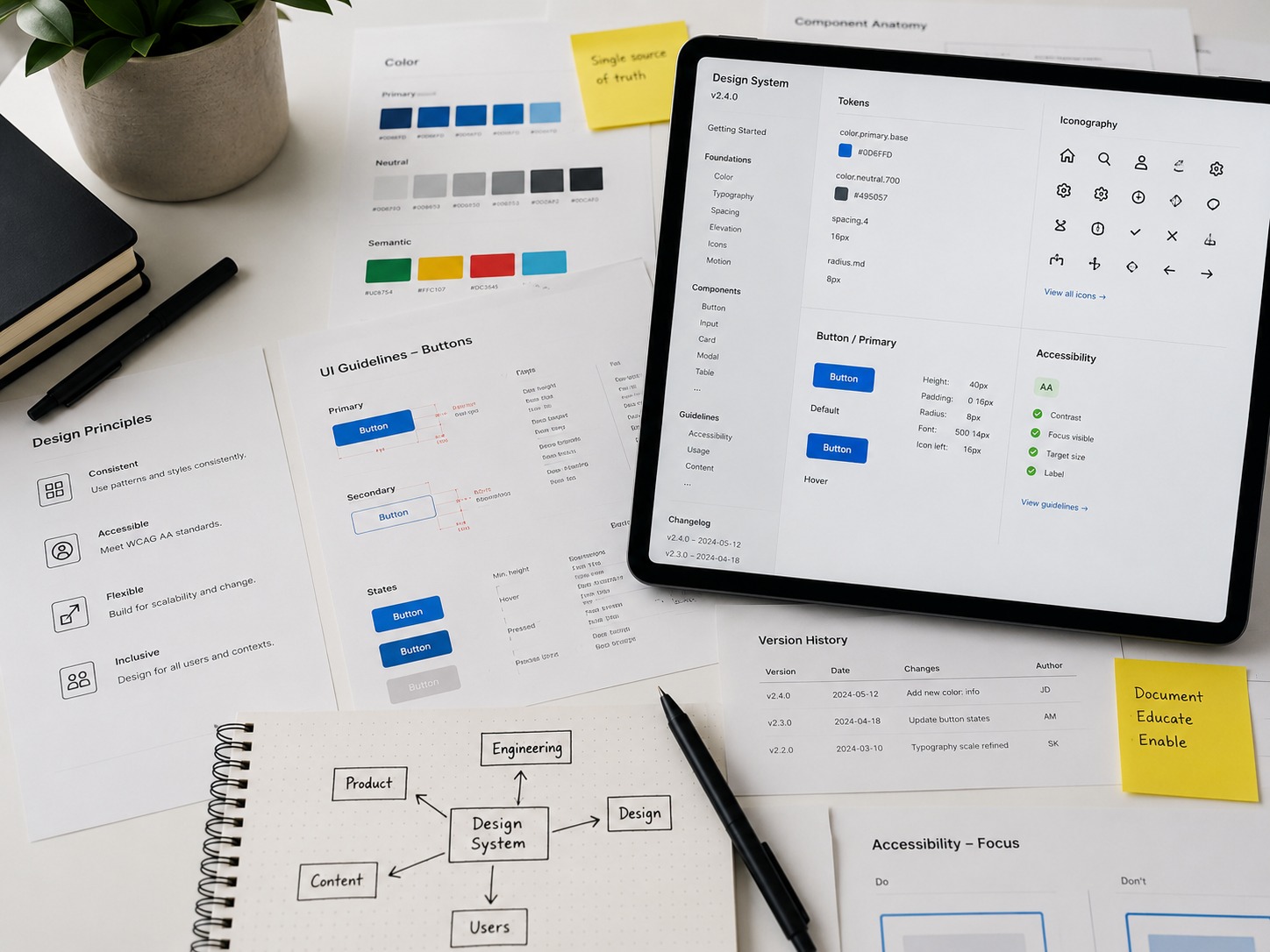 Design System Development project preview