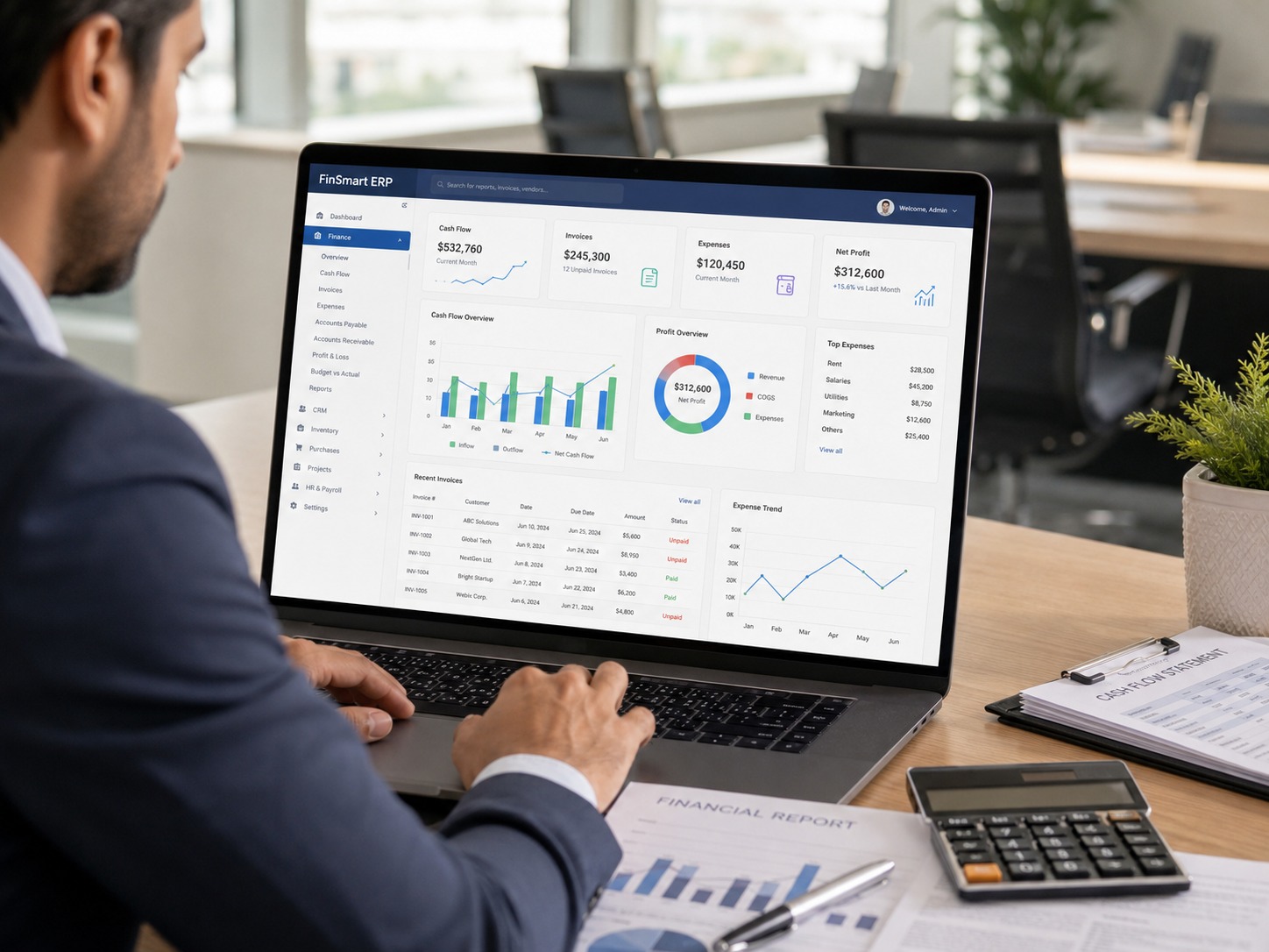 ERP Software Development workflow