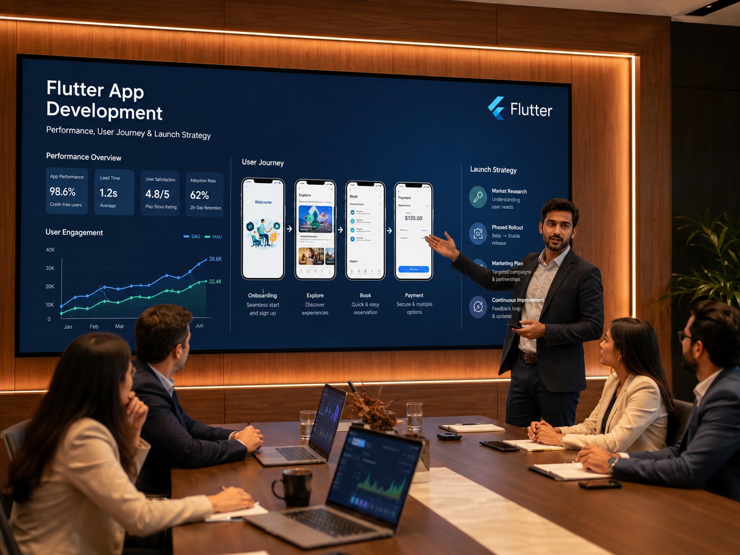 Flutter App Development project preview