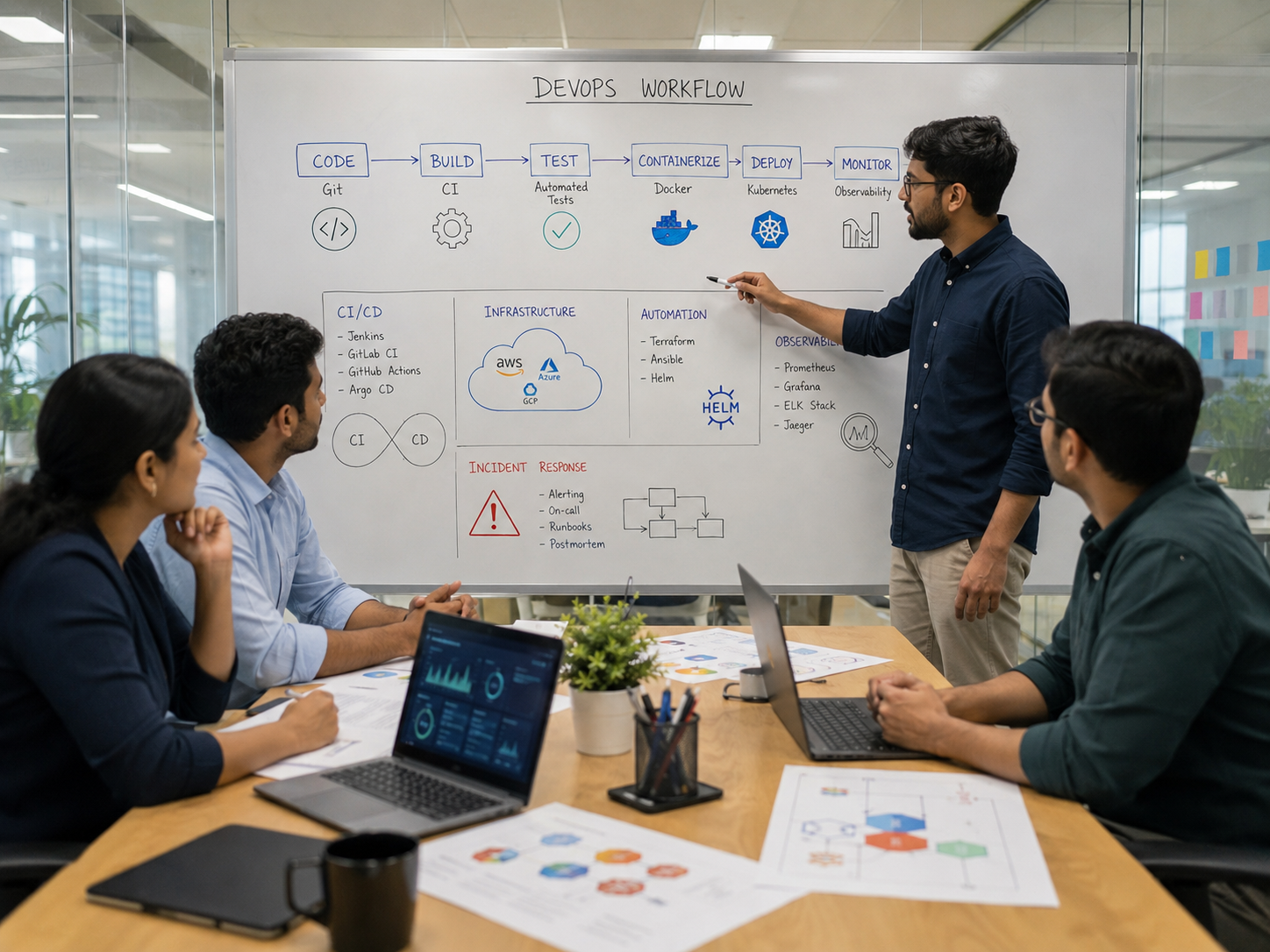 Hire DevOps Engineers workflow