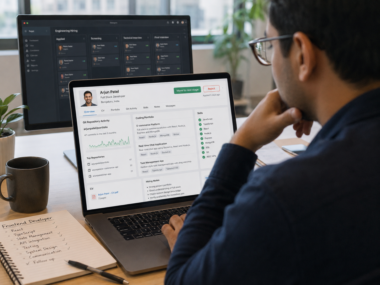 Hire Software Developers workflow