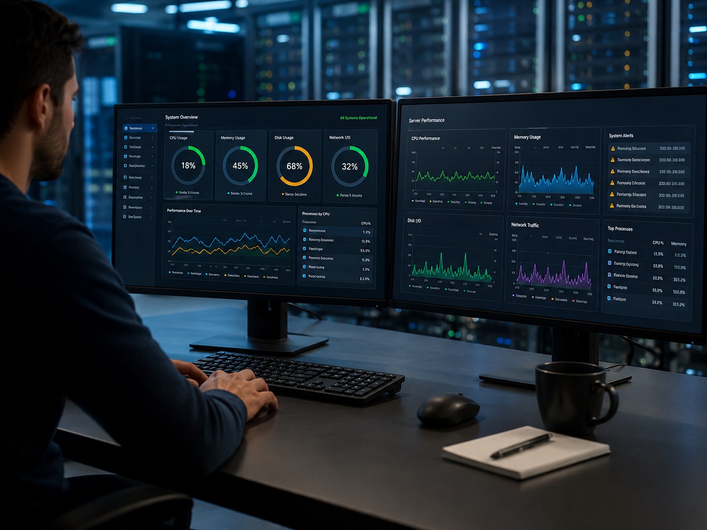 Server Monitoring & Optimization workflow